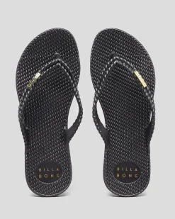 Online Kick Back Metallic Thongs Women Flip Flops