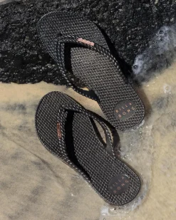 Flip Flops*Billabong Kick Back Thongs Black/rose