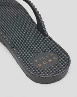 Flip Flops*Billabong Kick Back Thongs Black/rose