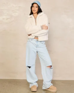 Outlet Kick On Faux Fur Jacket Women Jackets & Coats