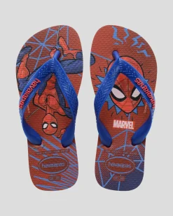 Flip Flops & Sandals*Havaianas Kids' Marvel Thongs Ruby Red