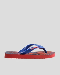 Flip Flops & Sandals*Havaianas Kids' Marvel Thongs Ruby Red