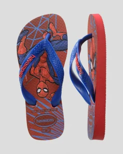 Flip Flops & Sandals*Havaianas Kids' Marvel Thongs Ruby Red