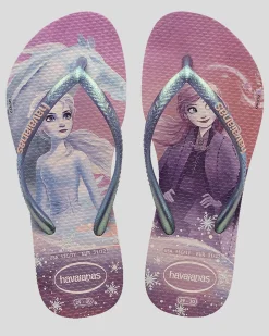 Flip Flops*Havaianas Kids' Slim Frozen Thongs Ballet Rose