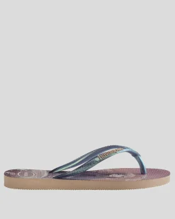 Flip Flops*Havaianas Kids' Slim Frozen Thongs Ballet Rose