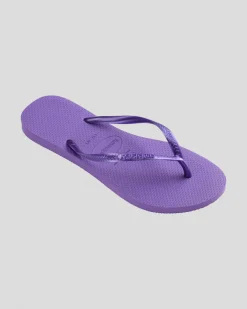 Clearance Kids' Slim Metallic Thongs Kids Flip Flops