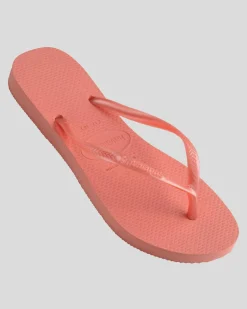 Outlet Kids' Slim Metallic Thongs Kids Flip Flops