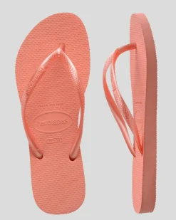 Outlet Kids' Slim Metallic Thongs Kids Flip Flops