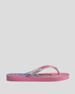 Hot Kids' Slim Princess Frozen Thongs Kids Flip Flops