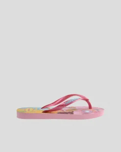 Clearance Kids' Slim Princess Thongs Kids Flip Flops
