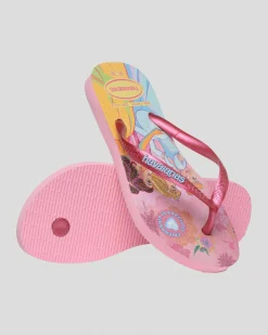 Clearance Kids' Slim Princess Thongs Kids Flip Flops