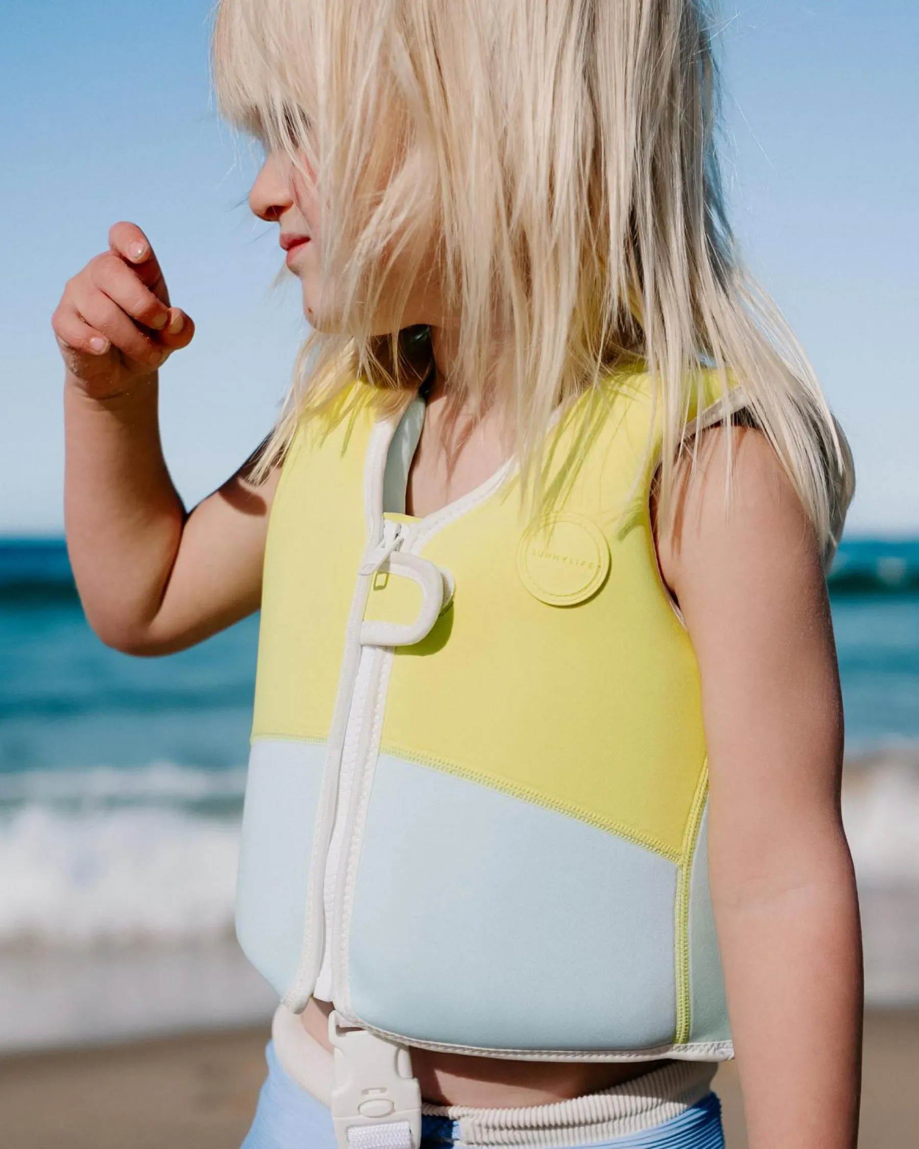 Beach Accessories*Sunnylife Kids Swim Vest Blue/yellow