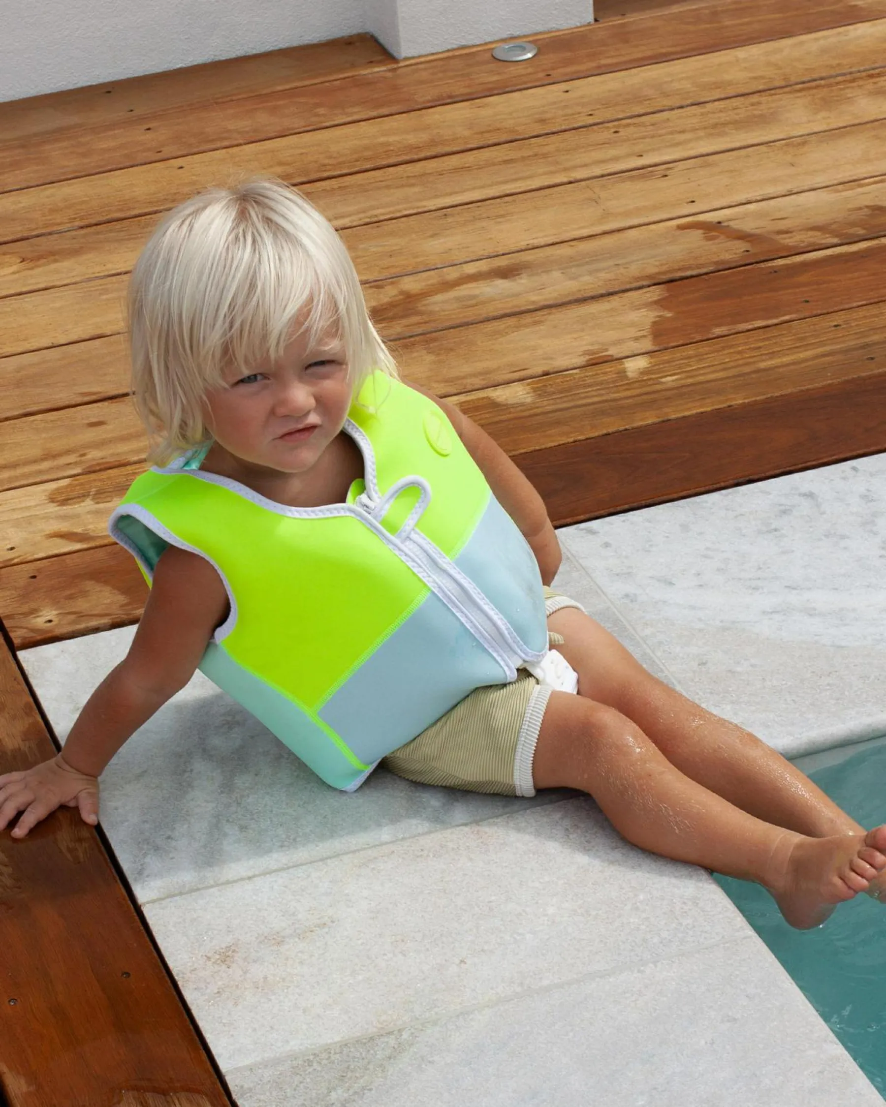 Beach Accessories*Sunnylife Kids Swim Vest Blue/yellow