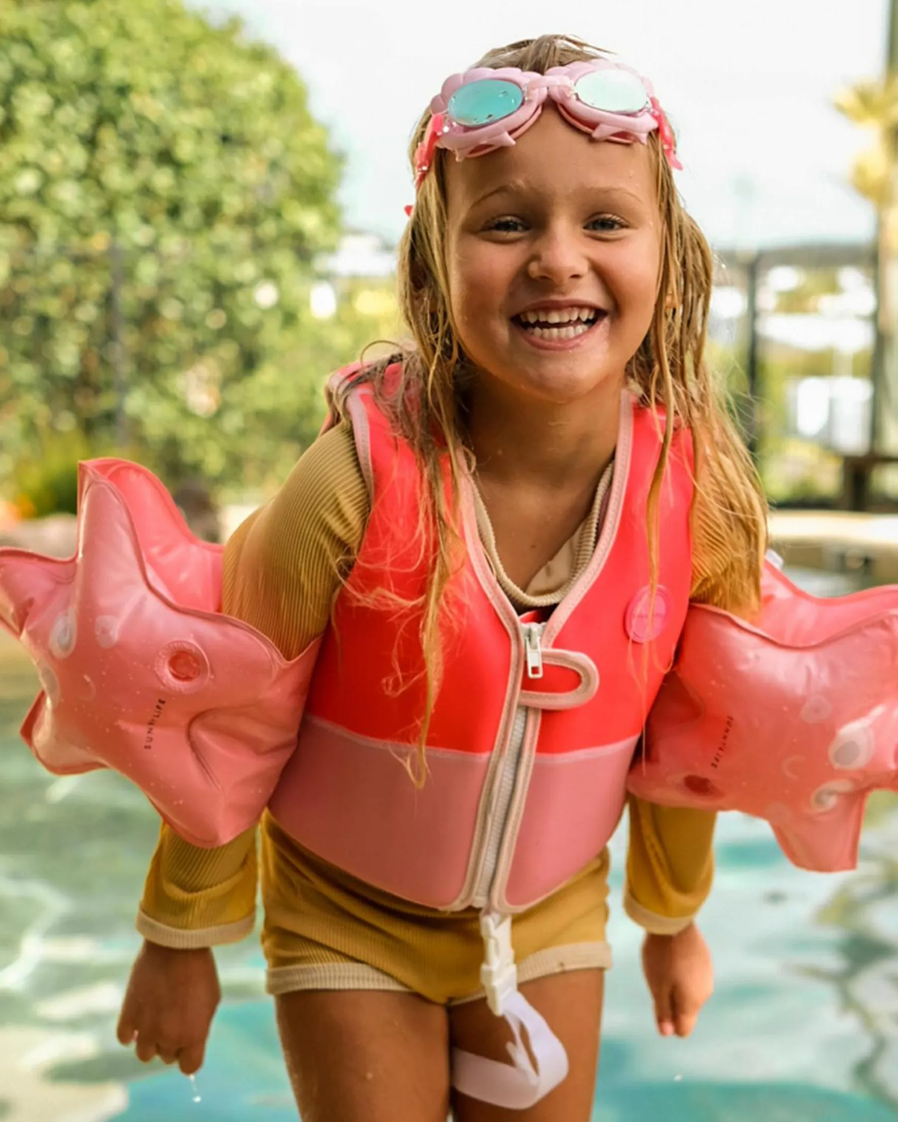Beach Accessories*Sunnylife Kids Swim Vest Pink