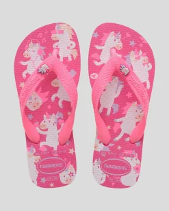 Flip Flops*Havaianas Kids' Thongs Pink Flux