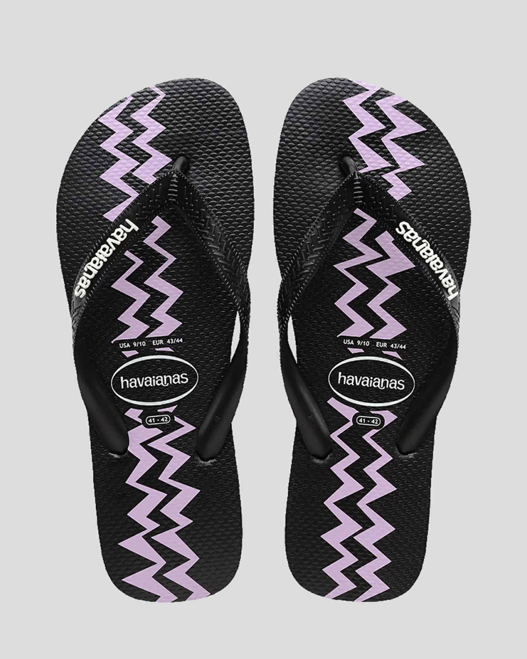 Flip Flops & Sandals*Havaianas Kids' Top Electric Thongs Black/purple