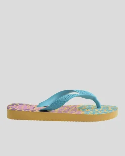 Hot Kids' Top Flores Thongs Kids Flip Flops