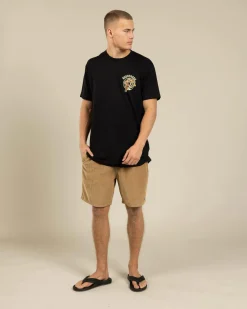 Tops & T-Shirts*Bush Chook King Brown T-Shirt Black