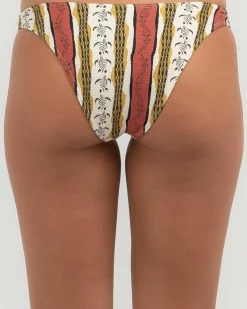 Bikinis*Billabong King Stingray Diamond Bikini High Cut Bottom Chino
