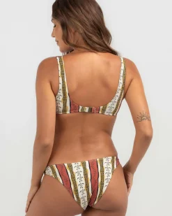 Bikinis*Billabong King Stingray Diamond Bralette Bikini Top Chino