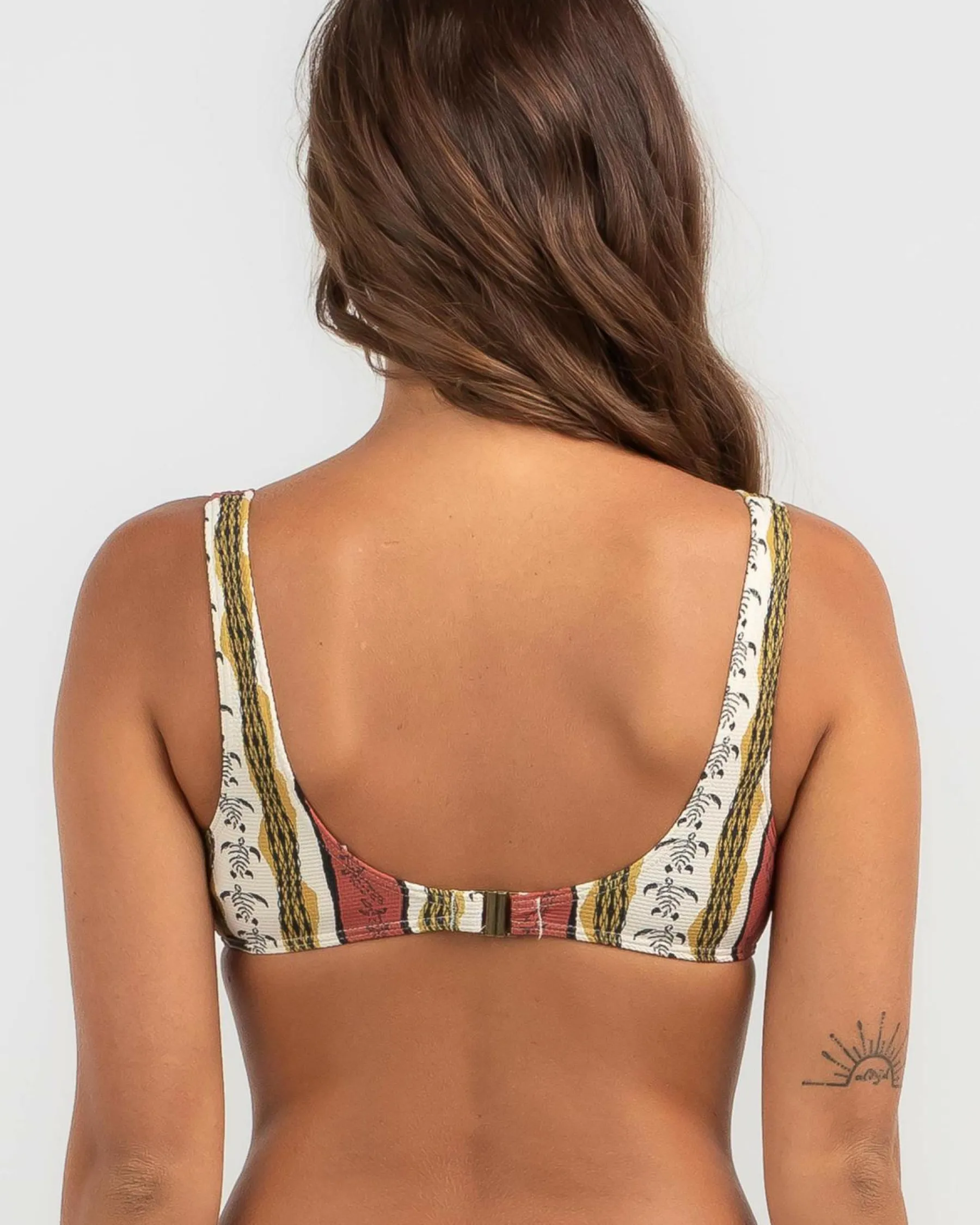 Bikinis*Billabong King Stingray Diamond Bralette Bikini Top Chino