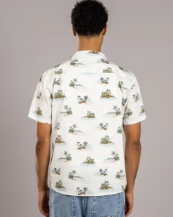 Tops & T-Shirts*Jacks Kingston Short Sleeve Shirt Off White