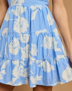 Dresses*Mooloola Kirra Dress Blue/white Floral