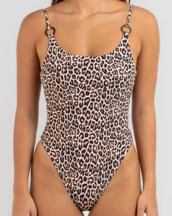 Kitty Ring One Piece Swimsuit Women One Pieces