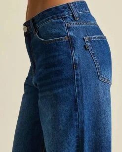 Denim|Bottoms*DESU Knox Baggy Jeans Blasted Dark Blue