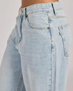 Denim|Bottoms*DESU Knox Baggy Jeans Blasted Bleach