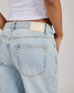 Denim|Bottoms*DESU Knox Baggy Jeans Blasted Bleach