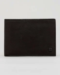 Wallets*Rip Curl K-Roo RFID Slim Leather Wallet Black