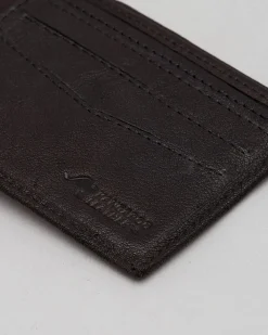 Wallets*Rip Curl K-Roo RFID Slim Leather Wallet Black