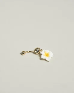 Jewelry*Karyn In LA Kyleigh Frangipani Belly Ring Coconut