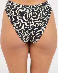 Bikinis*Billabong La Isla Bondi Classic Bikini Bottom Black Pebble