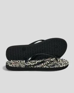 Flip Flops*Billabong La Isla Thongs Off Black