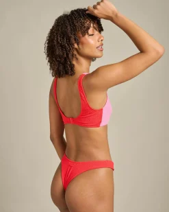 Bikinis*Roxy Lagos Bralette Bikini Top Tomato
