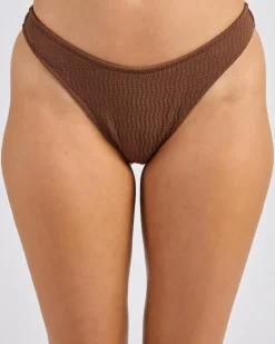 Bikinis*Roxy Lagos Cheeky Bikini Bottom Fondue Fudge