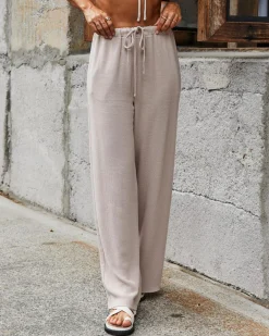 Sets|Linen Blend*Mooloola Laguna Pants Latte
