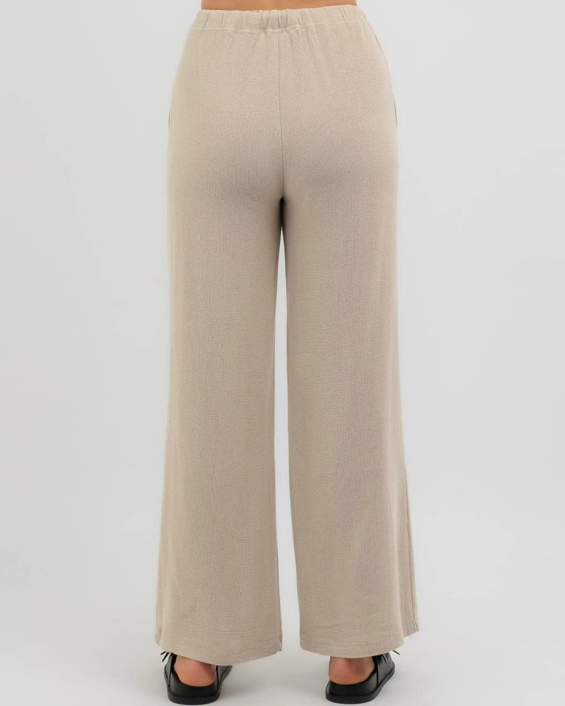 Sets|Linen Blend*Mooloola Laguna Pants Latte