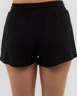 Sets|Linen Blend*Ava And Ever Laguna Shorts Black