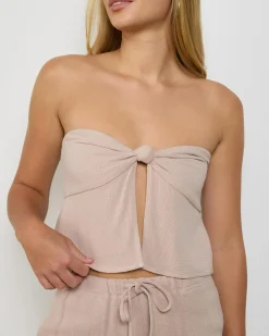 Online Laguna Tube Top Women Sets|Linen Blend