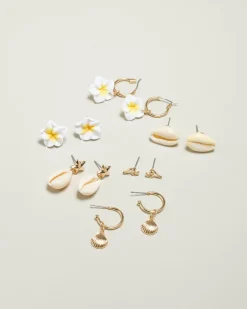 Jewelry|Jewelry*Karyn In LA Lana Frangipani Earring Pack White/gold