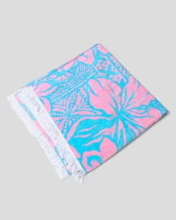 Beach Accessories & Towels*Topanga Lani Beach Towel Blue/pink