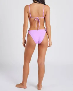 Bikinis*Kaiami Lara Classic Tie Side Bikini Bottom Pop Violet