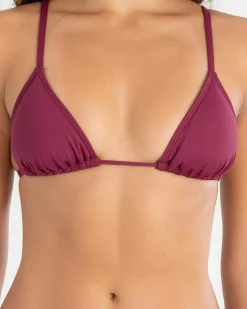 Bikinis*Kaiami Lara Triangle Bikini Top Berry