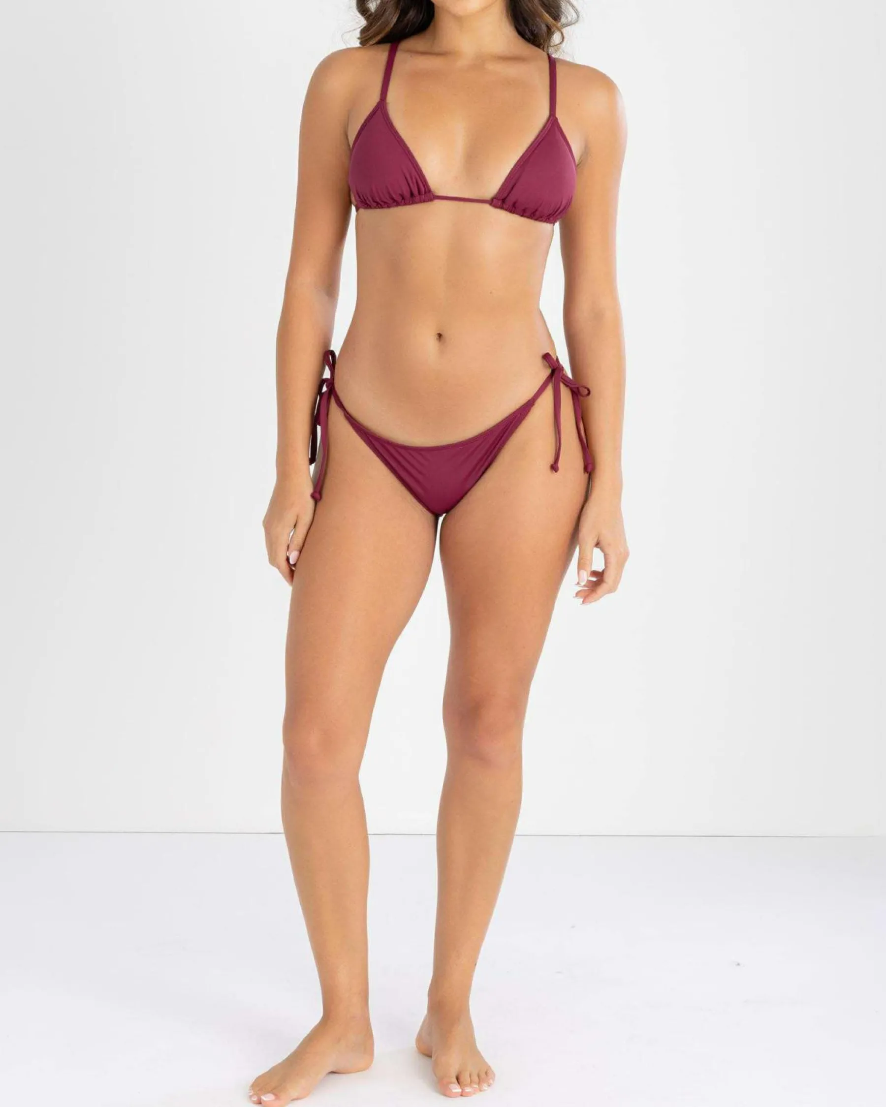 Bikinis*Kaiami Lara Triangle Bikini Top Berry