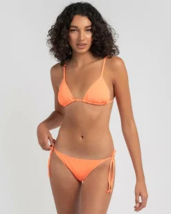 Bikinis*Kaiami Lara Triangle Bikini Top Neon Orange