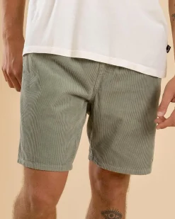 Shorts & Bottoms*Billabong Larry Cord Walk Shorts Green Ash