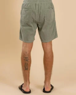 Shorts & Bottoms*Billabong Larry Cord Walk Shorts Green Ash